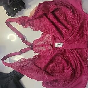 Superboost Longline Bralette in Deep Raspberry Plum Underwire